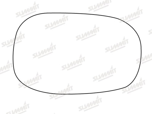 Summit Stick-On Standard Mirror Glass fits Ford Ka LHS RHS - Summit Shop