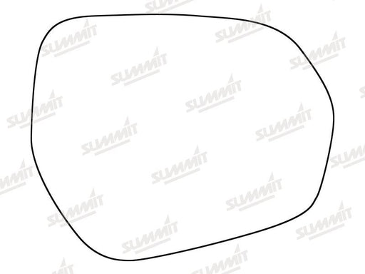 Summit Stick-On Standard Mirror Glass fits Ford Fiesta 17 on RHS - Summit Shop