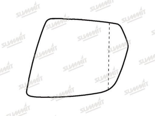Summit Stick-On Aspheric Mirror Glass fits Mercedes W164/ X164 08-12 LHS - Summit Shop