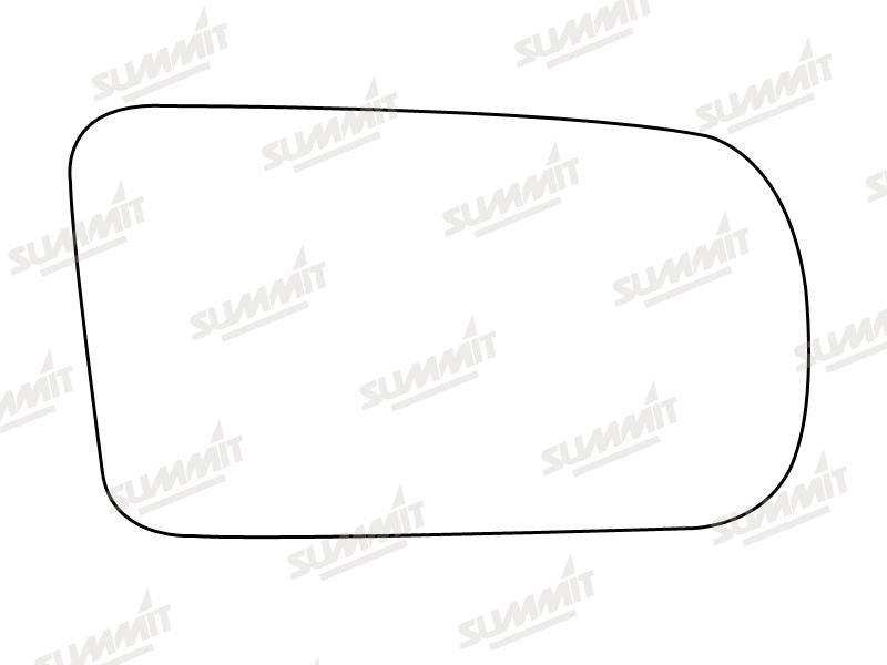 Summit Stick-On Standard Mirror Glass fits Toyota Camry 90 to 96 RHS - Summit Shop