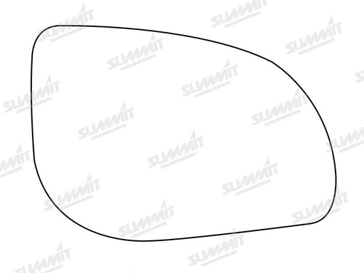 Summit Stick-On Standard Mirror Glass fits Hyundai i10 i20 09 on RHS - Summit Shop