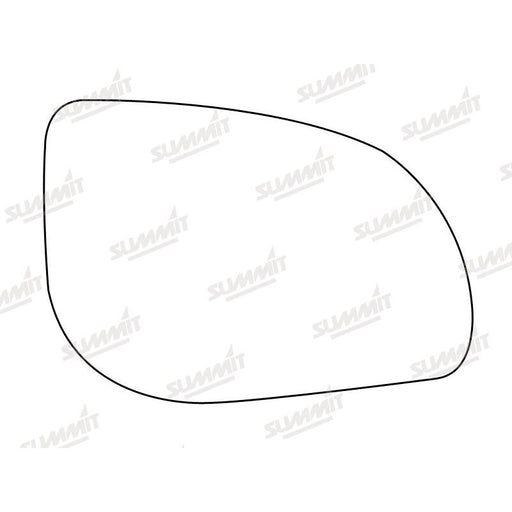 Summit Stick-On Standard Mirror Glass fits Hyundai i10 i20 09 on RHS - Summit Shop