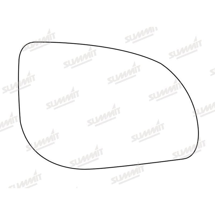 Summit Stick-On Standard Mirror Glass fits Hyundai i10 i20 09 on RHS - Summit Shop