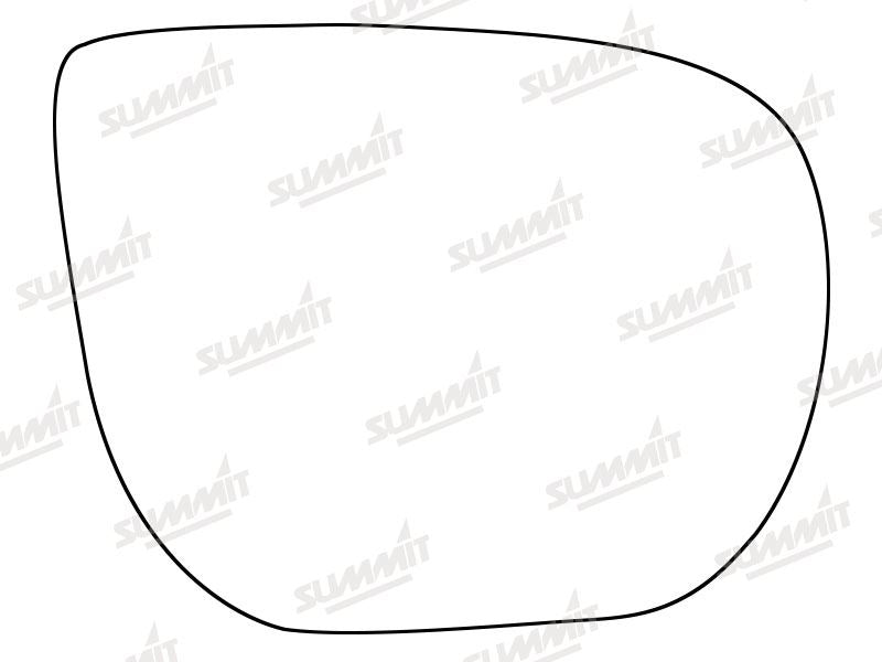 Summit Heated Base Plate With Standard Mirror Glass fits Hyundai Santa Fe 12 on RHS - Summit Shop