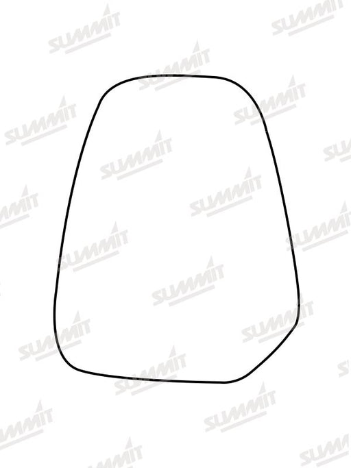 Summit Stick-On Commercial Mirror Glass fits Ford Transit Courier 14 to 17 RHS - Summit Shop