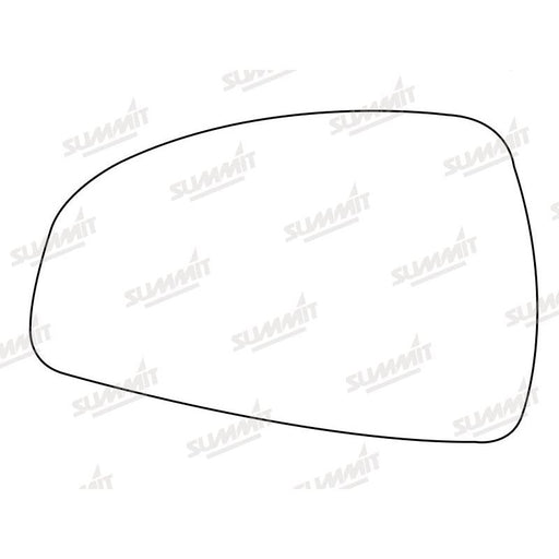 Summit Stick-On Aspheric Mirror Glass fits Audi TT 06 to 14 LHS - Summit Shop
