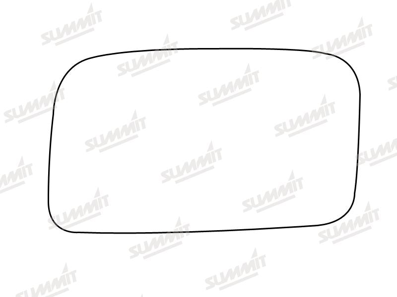 Summit Stick-On Standard Mirror Glass fits VW Jetta Mk3 LHS - Summit Shop