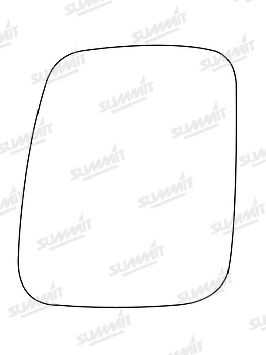 Summit Stick-On Commercial Mirror Glass fits VW Transporter 90 on LHS - Summit Shop
