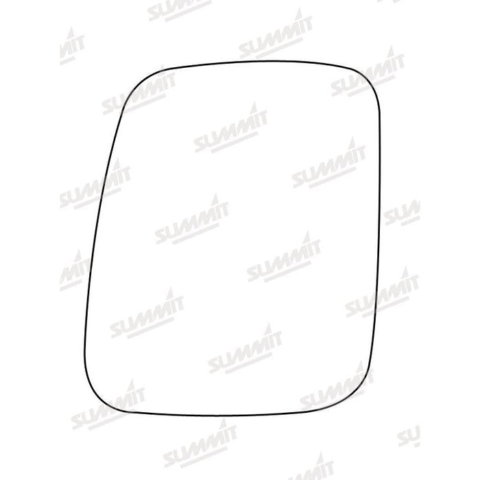 Summit Stick-On Commercial Mirror Glass fits VW Transporter 90 on LHS - Summit Shop