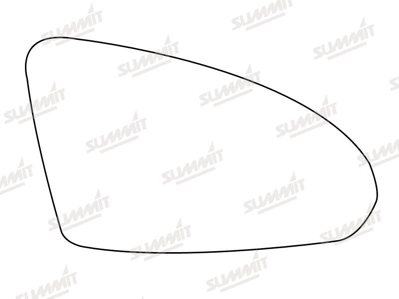 Summit Stick-On Aspheric Mirror Glass fits Nissan Primera 02 on RHS - Summit Shop