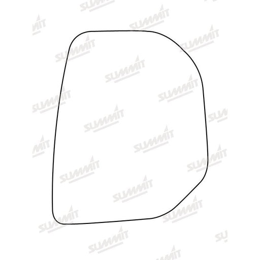 Summit Non-Heated Base Plate With Commercial Mirror Glass fits Peugeot Partner, Citroen Berlingo RHS - Summit Shop