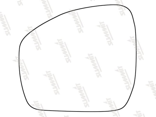 Summit Stick-On Standard Mirror Glass fits Land Rover Discovery 13 to 15 LHS - Summit Shop