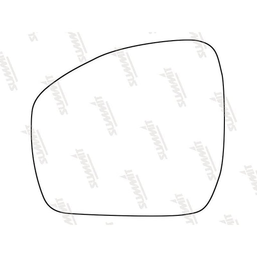 Summit Stick-On Standard Mirror Glass fits Land Rover Discovery 13 to 15 LHS - Summit Shop
