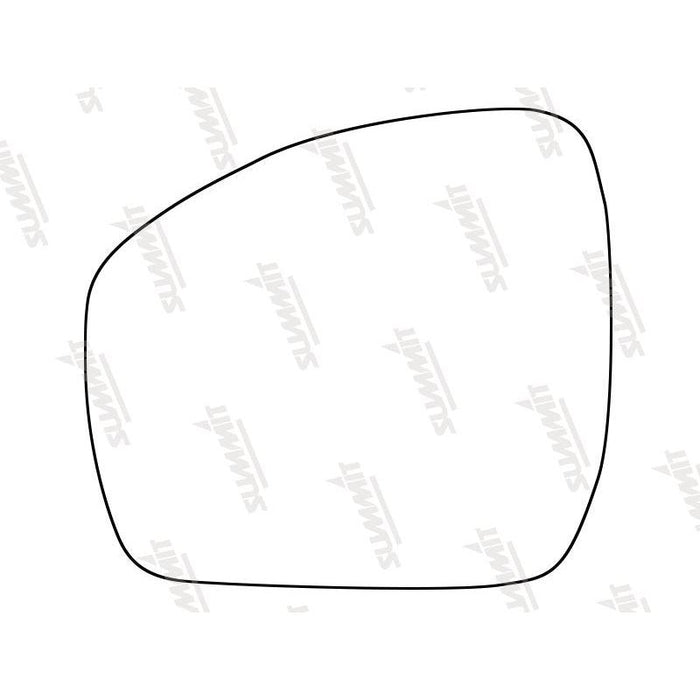 Summit Stick-On Standard Mirror Glass fits Land Rover Discovery 13 to 15 LHS - Summit Shop