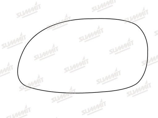 Summit Stick-On Standard Mirror Glass fits Honda Civic LHS - Summit Shop
