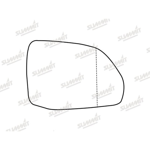 Summit Stick-On Standard Mirror Glass fits Audi Q7 & SQ7 16 On RHS - Summit Shop