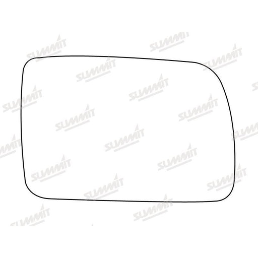 Summit Stick-On Standard Mirror Glass fits Kia Picanto 04 to 07 RHS - Summit Shop