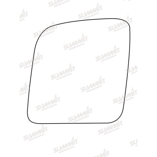 Summit Non-Heated Base Plate With Commercial Mirror Glass fits Ford Transit Connect LHS - Summit Shop