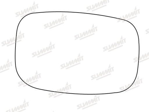 Summit Stick-On Standard Mirror Glass fits Ford Fiesta 94 on LHS - Summit Shop