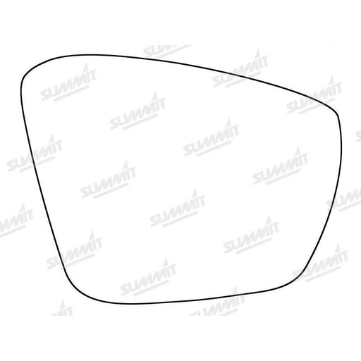 Summit Stick-On Standard Mirror Glass fits Skoda Octavia 15 on RHS - Summit Shop