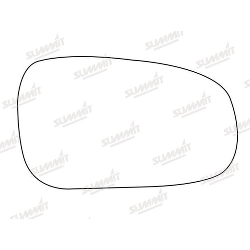 Summit Stick-On Standard Mirror Glass fits Honda Civic 96 to 01 RHS - Summit Shop
