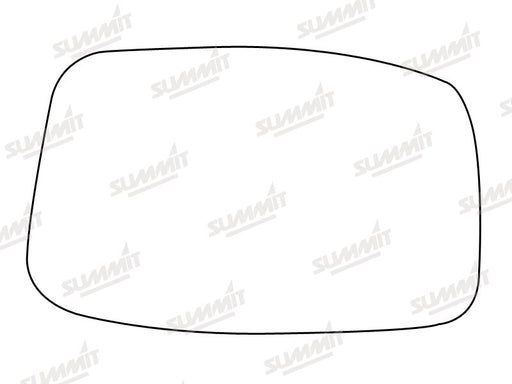 Summit Stick-On Standard Mirror Glass fits Peugeot 807 02 on RHS - Summit Shop