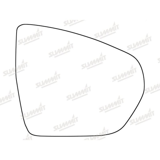 Summit Heated Base Plate With Standard Mirror Glass fits Vauxhall Grandland X 18 on RHS - Summit Shop