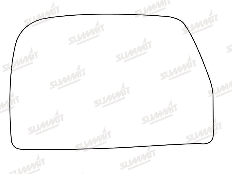 Summit Non-Heated Base Plate With Lower Blind-Spot Mirror Glass fits Iveco Daily LHS - Summit Shop