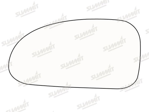 Summit Stick-On Standard Mirror Glass fits Hyundai Coupe LHS - Summit Shop