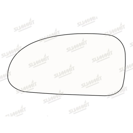 Summit Stick-On Standard Mirror Glass fits Hyundai Coupe LHS - Summit Shop