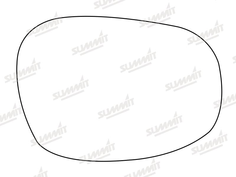 Summit Stick-On Aspheric Mirror Glass fits BMW 3 Series 12 on LHS - Summit Shop