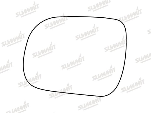 Summit Stick-On Standard Mirror Glass fits Toyota Hilux 05 to 16 LHS - Summit Shop
