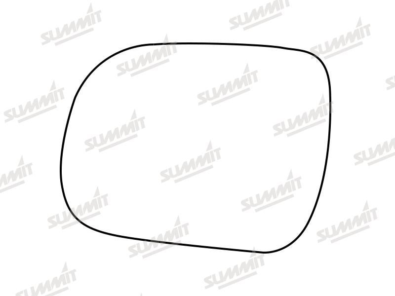 Summit Stick-On Standard Mirror Glass fits Toyota Hilux 05 to 16 LHS - Summit Shop