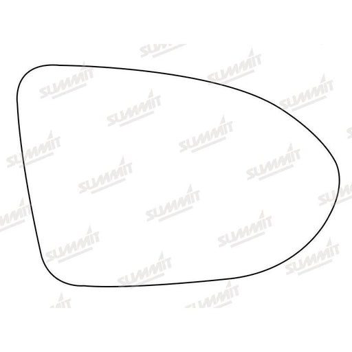 Summit Heated Base Plate With Blind Spot Mirror Glass fits VW Passat 15 on RHS - Summit Shop