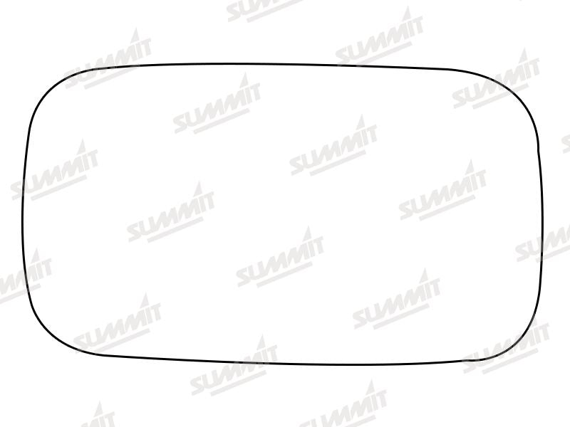 Summit Stick-On Aspheric Mirror Glass fits Volvo V50 04 to 12 LHS - Summit Shop