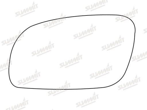 Summit Non-Heated Base Plate With Standard Mirror Glass fits VW Touran 03 on LHS - Summit Shop
