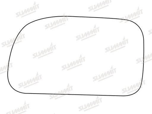 Summit Stick-On Standard Mirror Glass fits Mitsubishi Space Wagon LHS - Summit Shop