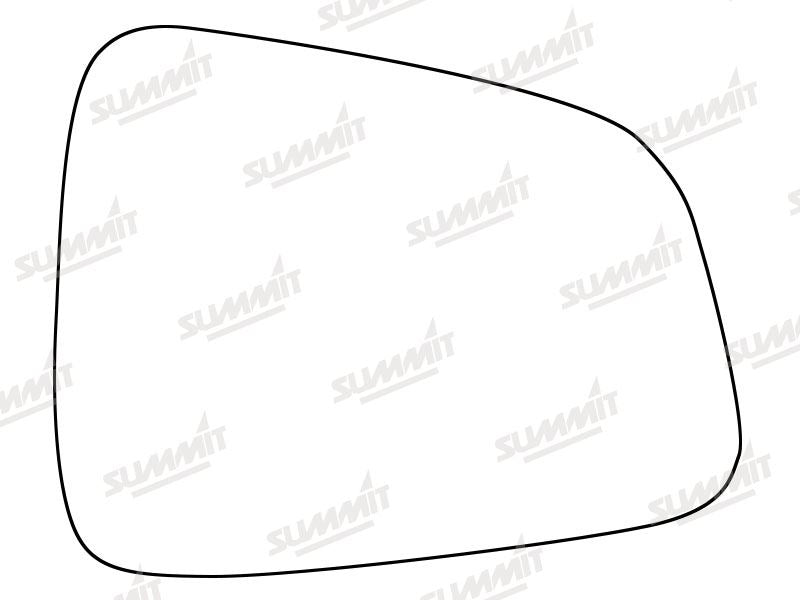 Summit Stick-On Standard Mirror Glass fits Vauxhall Mokka 12 on RHS - Summit Shop