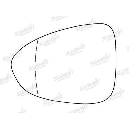 Summit Stick-On Aspheric Mirror Glass fits Vauxhall Zafira Tourer LHS - Summit Shop