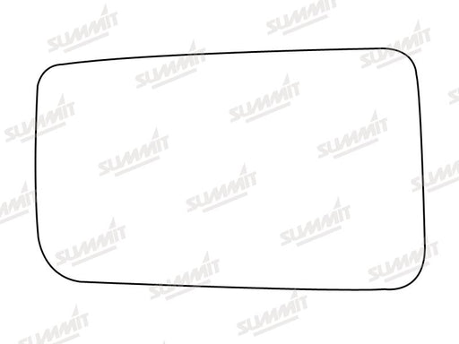 Summit Stick-On Standard Mirror Glass fits Citroen BX Peugeot 309, 405 505 LHS - Summit Shop