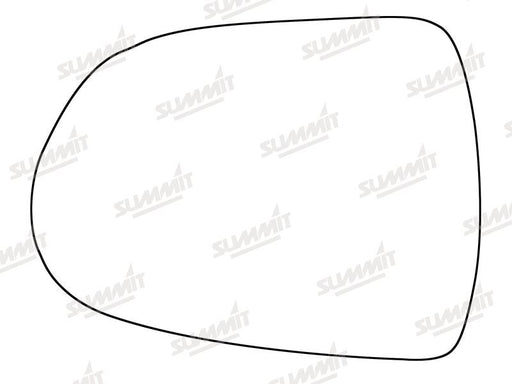 Summit Stick-On Standard Mirror Glass fits Hyundai i40 12 on LHS - Summit Shop