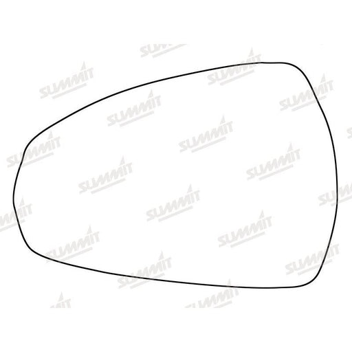 Summit Stick-On Standard Mirror Glass fits Audi A3 13 on LHS - Summit Shop