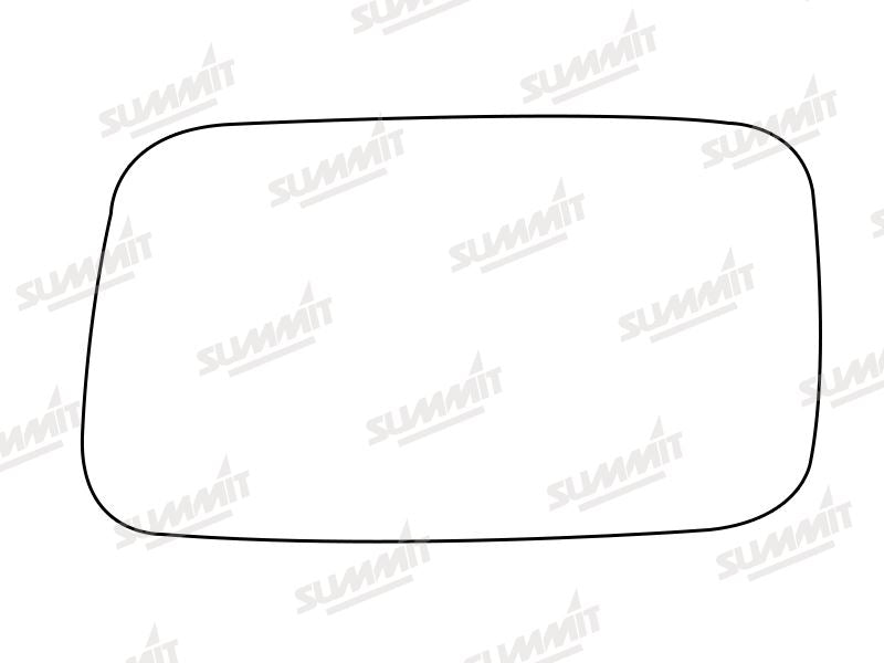 Summit Stick-On Standard Mirror Glass fits Fiat Cinquecento LHS - Summit Shop