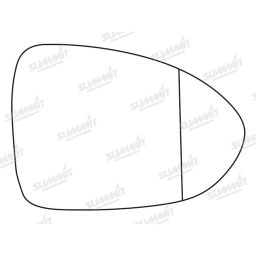 Summit Stick-On Aspheric Mirror Glass fits Kia Rio 13> RHS - Summit Shop