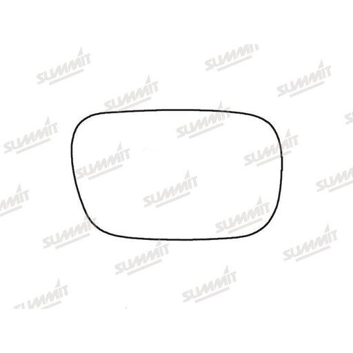 Summit Stick-On Standard Mirror Glass fits Lexus IS200 00 to 05 LHS - Summit Shop