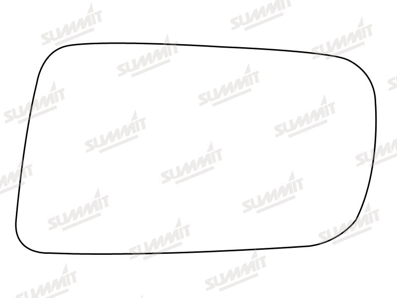 Summit Stick-On Standard Mirror Glass fits Toyota Camry 90 to 96 LHS - Summit Shop