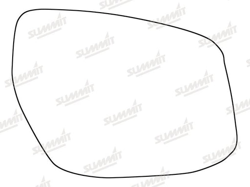Summit Stick-On Standard Mirror Glass fits Nissan Pulsar 14 on LHS - Summit Shop