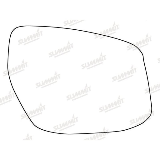 Summit Stick-On Standard Mirror Glass fits Nissan Pulsar 14 on LHS - Summit Shop