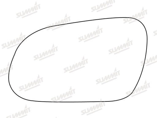 Summit Heated Base Plate With Standard Mirror Glass fits VW Fox 05 on LHS - Summit Shop