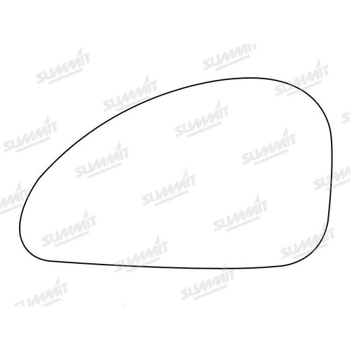 Summit Stick-On Standard Mirror Glass fits Ford Cougar LHS - Summit Shop